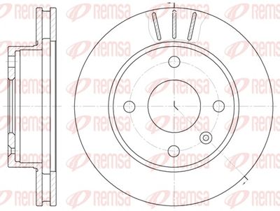 Brake Disc REMSA 6097.10