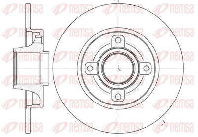 Brake Disc REMSA 61014.00