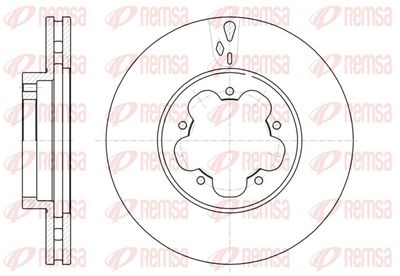 Brake Disc REMSA 61021.10