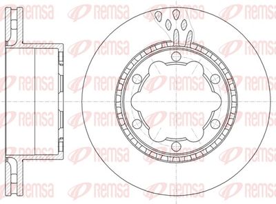 Brake Disc REMSA 61036.10