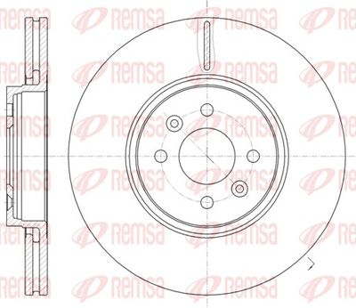 Brake Disc REMSA 61049.10