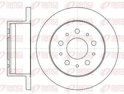 Brake Disc REMSA 61055.00