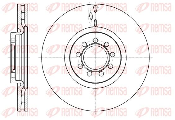 REMSA 61061.10 Brake Disc