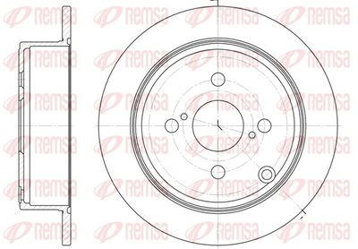 Brake Disc REMSA 61073.00