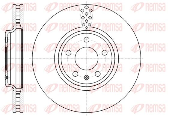 REMSA 61110.10 Brake Disc