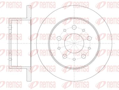 Brake Disc REMSA 61120.00