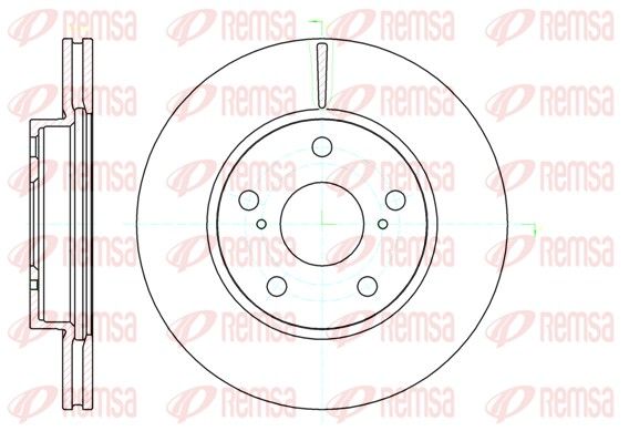 REMSA 61122.10 Brake Disc