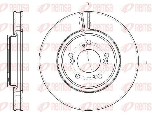 REMSA 61129.10 Brake Disc