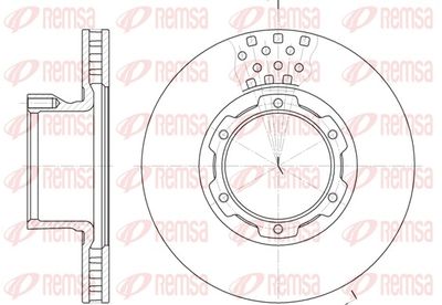 Brake Disc REMSA 61177.10