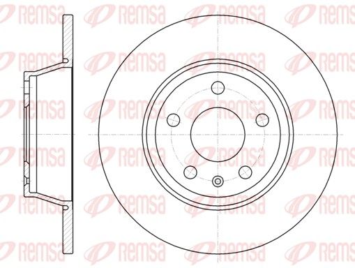 REMSA 61214.00 Brake Disc