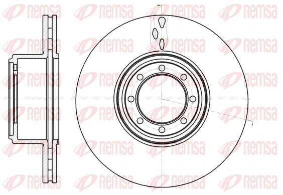 REMSA 61216.10 Brake Disc