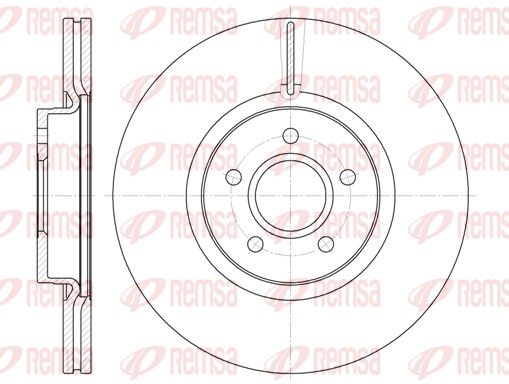 REMSA 61223.10 Brake Disc