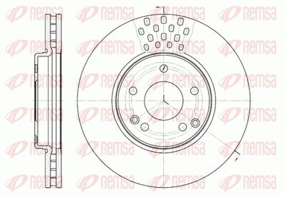 Brake Disc REMSA 61225.10