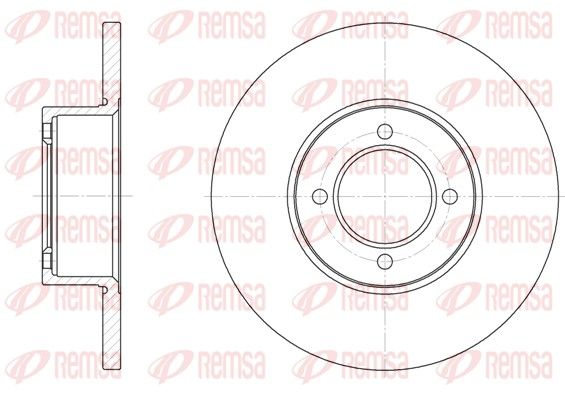 REMSA 6127.00 Brake Disc