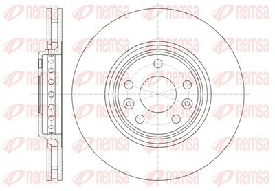 Brake Disc REMSA 61345.10