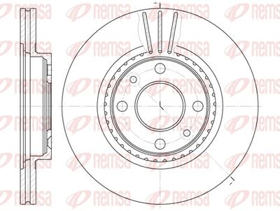 Brake Disc REMSA 6144.10