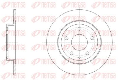 Brake Disc REMSA 61519.00