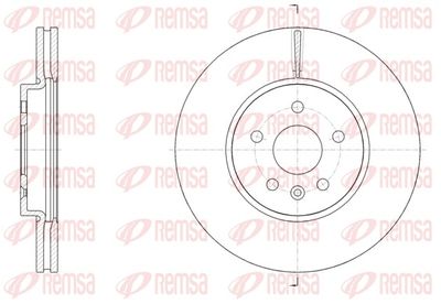 Brake Disc REMSA 61534.10