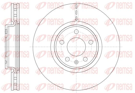 REMSA 61543.10 Brake Disc