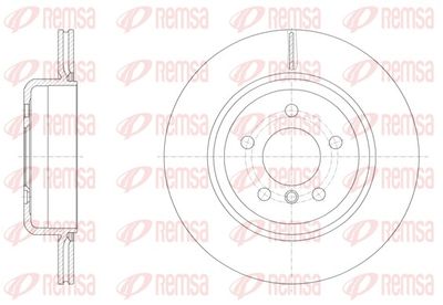 Brake Disc REMSA 61550.10