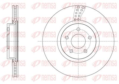 Brake Disc REMSA 61561.10