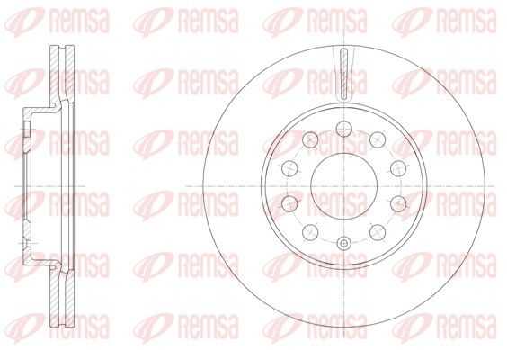 REMSA 61586.10 Brake Disc