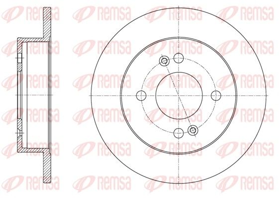 REMSA 61609.00 Brake Disc