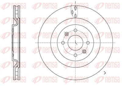 Brake Disc REMSA 61667.10