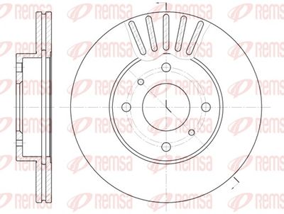 Brake Disc REMSA 6179.10