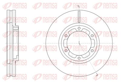 Brake Disc REMSA 62093.10