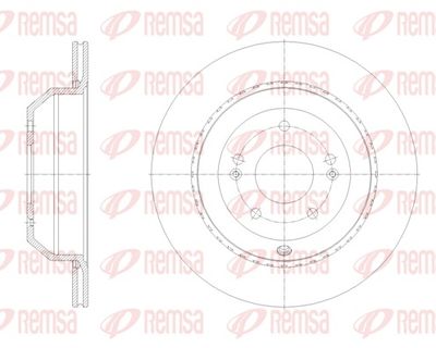 Brake Disc REMSA 62123.10