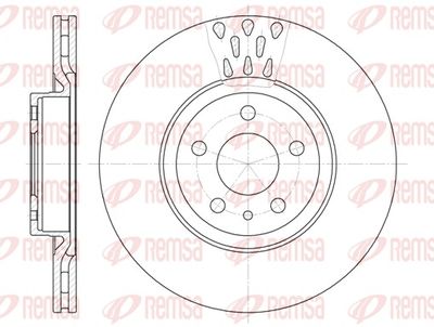 Brake Disc REMSA 6316.10