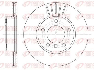 Brake Disc REMSA 6324.10