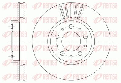 Brake Disc REMSA 6410.10