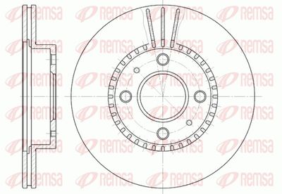 Brake Disc REMSA 6430.10