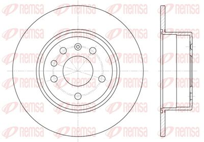 Brake Disc REMSA 6487.00