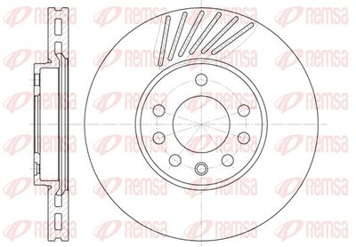 Brake Disc REMSA 6494.10