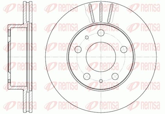 REMSA 6504.10 Brake Disc