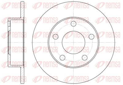 Brake Disc REMSA 6513.00