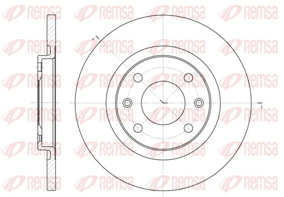 REMSA 6536.00 Brake Disc