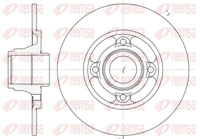 Brake Disc REMSA 6537.00