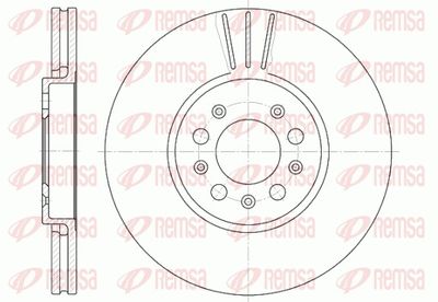 Brake Disc REMSA 6544.10