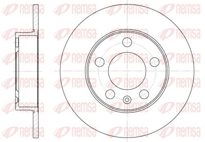 Brake Disc REMSA 6547.00