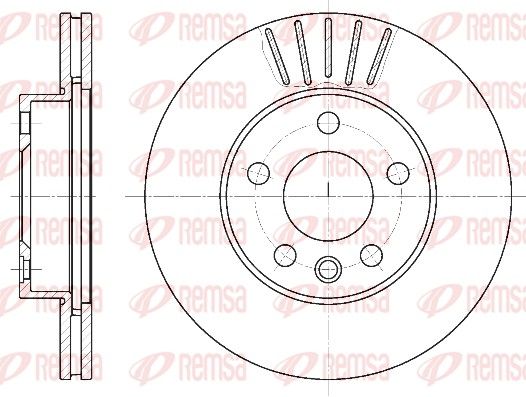 REMSA 6551.10 Brake Disc