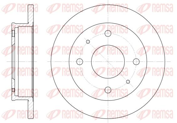 REMSA 6568.00 Brake Disc