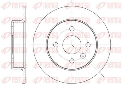 Brake Disc REMSA 6570.00