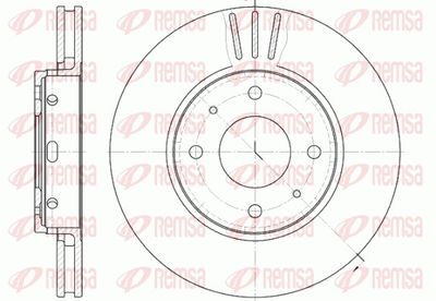 Brake Disc REMSA 6585.10