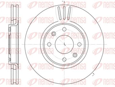 Brake Disc REMSA 6604.10