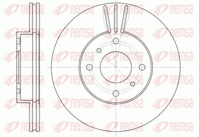 Brake Disc REMSA 6610.10