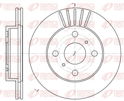 Brake Disc REMSA 6618.10